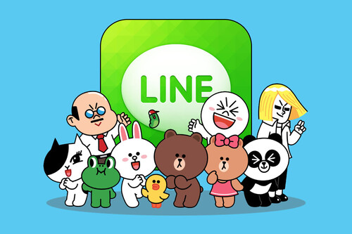 How can I send group messages faster on Line? What should I be aware of when sending group messages on Line?